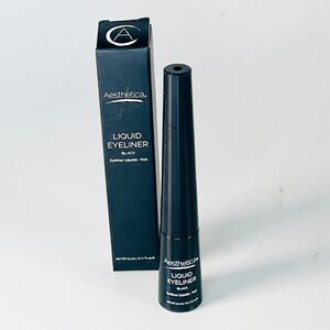 Aesthetica Felt Tip Liquid Eyeliner Pen Smudge Proof Jet Black .11oz 3.2ml NIB